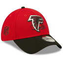 NFL ファルコンズ キャップ SEC 2022 サイドライン 39THIRTY Flex Cap ニューエラ/New Era レッド