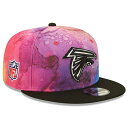 NFL ファルコンズ キャップ 2022 NFL クルーシャルキャッチ 9FIFTY スナップバック Cap ニューエラ/New Era ピンク/ブラック