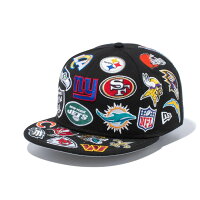 NFL キャップ 9FIFTY チームロゴ オールオーバー Cap ニューエラ/New Era ブラック - 
NFL全32チームのロゴが集結！開幕直後のNFL🔥今年の推しはどこですか！？
