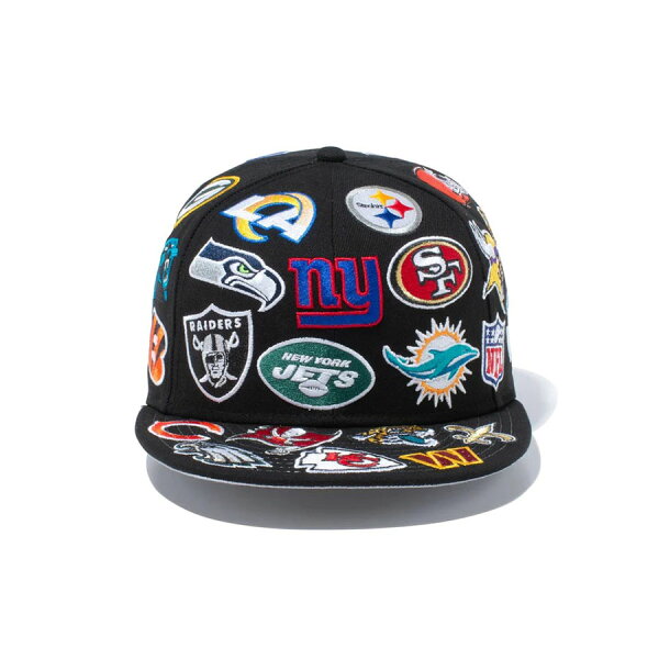 NFL キャップ 9FIFTY チームロゴ オールオーバー Cap ニューエラ/New Era ブラック