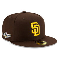 【ピックアップ】MLB パドレス キャップ 2022 ポストシーズン サイドパッチ 59FIFTY ゲーム Fitted Hat ニューエラ/New Era ブラウン - 
ダルビッシュ選手の選出で大人気のパドレスCAPご紹介！
