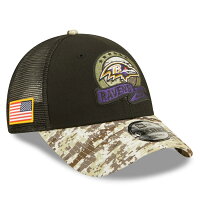 【取寄】【ピックアップ】NFL レイブンズ キャップ サルートトゥサービス2022 Salute To Service 9FORTY トラッカーメッシュ ニューエラ/New Era カモ - 
デジタルカモが採用！NFLサルートトゥサービス2022 9FORTY トラッカーメッシュCAP
