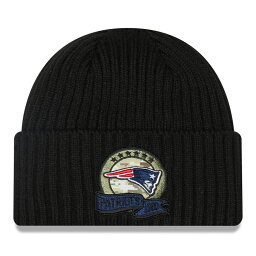 NFL ペイトリオッツ ニットキャップ サルートトゥサービス2022 Salute To Service ビーニー ニューエラ/New Era ブラック