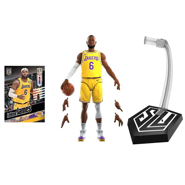 【ピックアップ】NBA レブロン・ジェイムス レイカーズ フィギュア NBA x Hasbro Starting Lineup Series 1 Action Figure Hasbro