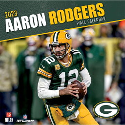 NFL アーロン・ロジャース パッカーズ カレンダー 2023年 12x12 プレイヤー 壁掛け Calendar Turner