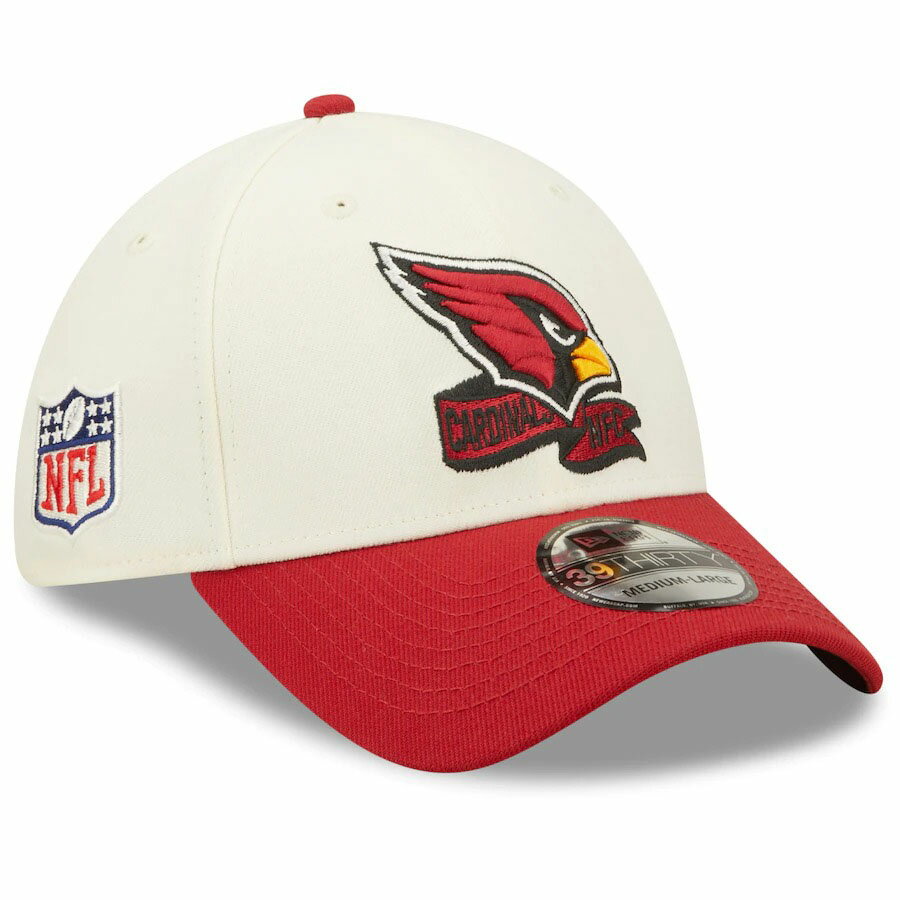 NFL カーディナルス キャップ 2022 サイドライン 39THIRTY 2トーン Flex Cap ニューエラ/New Era クリーム カーディナル