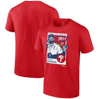 【取寄】MLB ブライス・ハーパー フィリーズ Tシャツ 2022 ナ・リーグ優勝記念 MVP T-Shirt Fanatics レッド - 
WSで善戦を魅せたフィラデルフィア・フィリーズグッズ特集！
