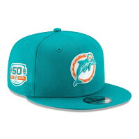 NFL ドルフィンズ キャップ パーフェクトシーズン 50周年記念 Side Patch 9FIFTY Snapback Hat ニューエラ/New Era アクア - 
好調ドルフィンズ！過去のSBパッチ付きキャップが大量入荷！
