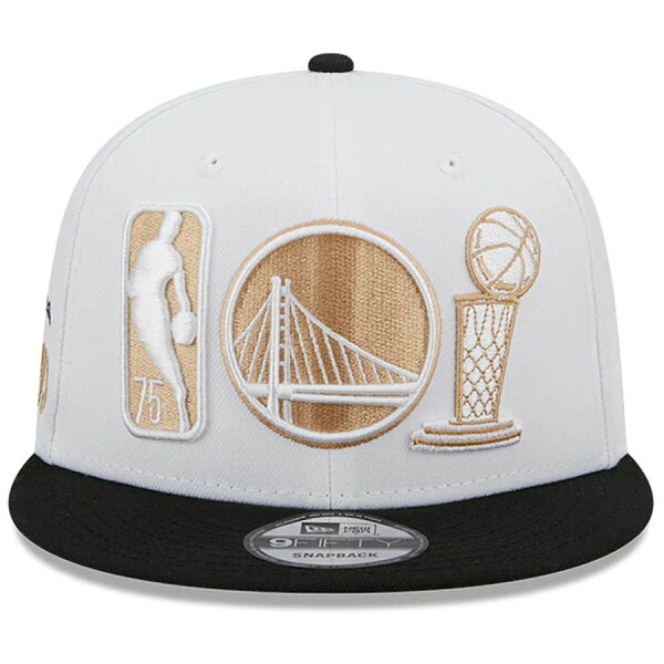 【ピックアップ】NBA ウォリアーズ キャップ NBAファイナル2022 優勝記念 Champions Ring Night  9FIFTY アジャスタブル ニューエラ/New Era ホワイト