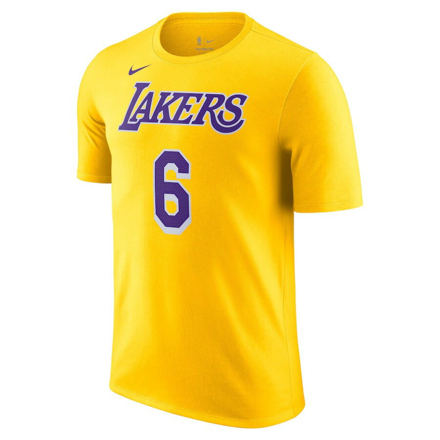 NBA レブロン・ジェイムス レイカーズ Tシャツ アイコン 2022/23 ネーム＆ナンバー...