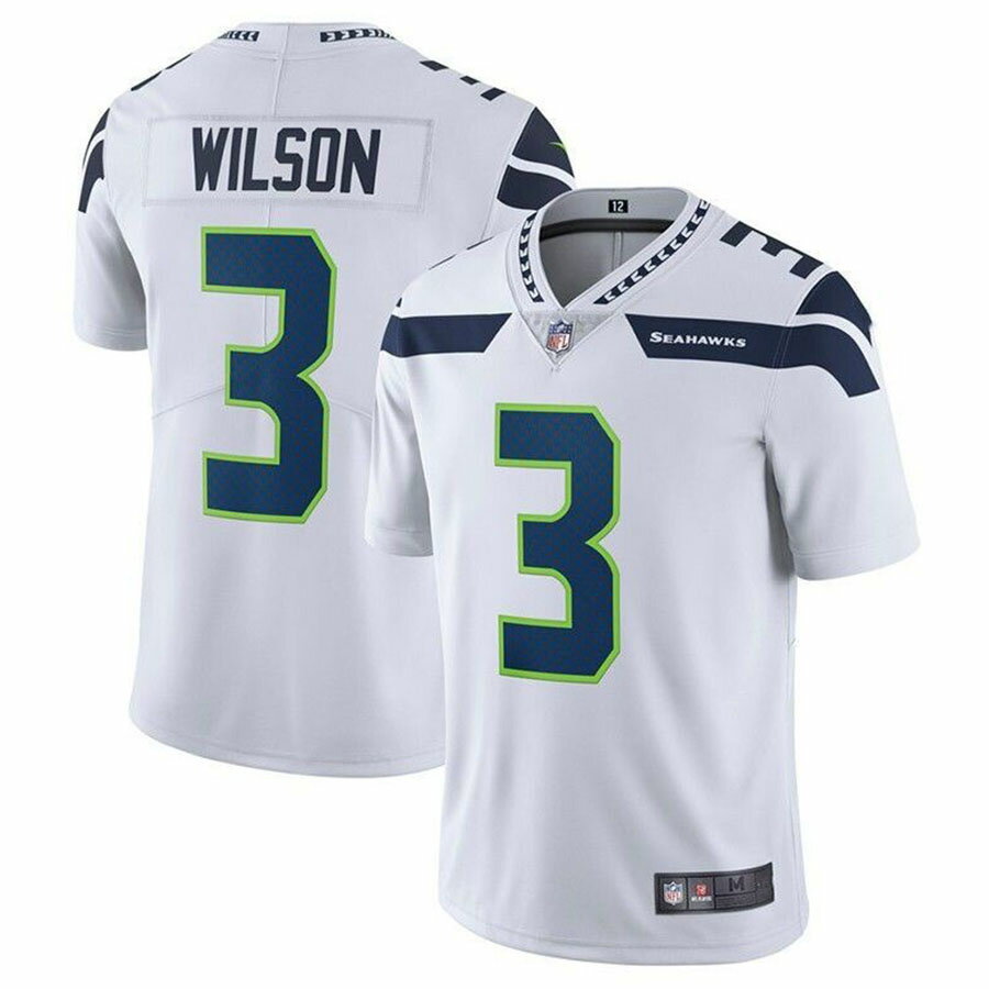 NFL ラッセル・ウィルソン シーホークス ユニフォーム ゲーム プレイヤージャージ ナイキ/Nike ホワイト