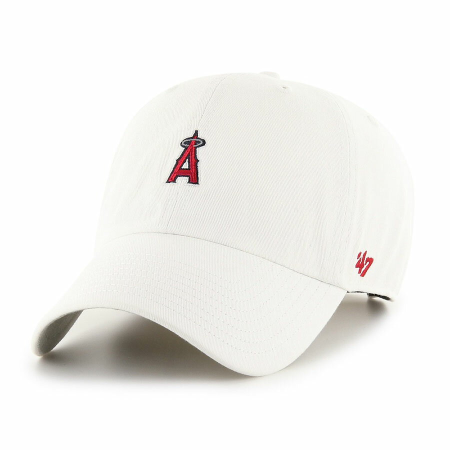 Rakuten - MLB エンゼルス キャップ Base Runner Clean Up Cap 47Brand ホワイト