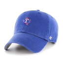 MLB レンジャーズ キャップ Base Runner Icon Clean Up Cap 47Brand ロイヤル