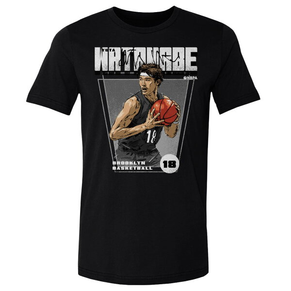 【ピックアップ】NBA 渡邊雄太 ブルックリン・ネッツ Tシャツ Brooklyn Premiere T-Shirt 500Level ブラック