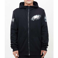 NFL イーグルス パーカー Logo Zipper フーディー Pro Standard プロスタンダード ブラック - 
2017年以来2度目のSB制覇へ☆フィラデルフィア・イーグルスの快進撃に期待！！
