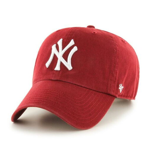 MLB ヤンキース キャップ Clean Up Cap 47Brand レイザーレッド MLB ヤンキース キャップ Clean Up Cap 47Brand レイザーレッド