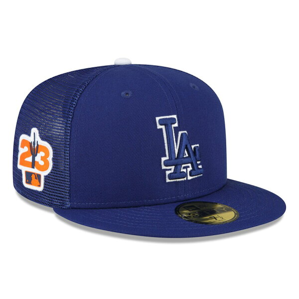 【取寄】MLB ドジャース キャップ 2023 スプリングトレーニング Spring Training 59FIFTY Fitted Hat ニューエラ/New Era ロイヤル