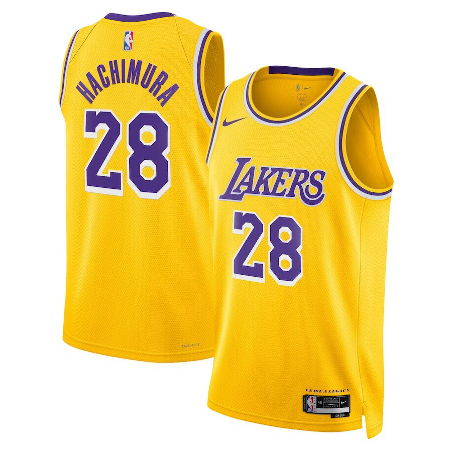 NBA 八村塁 レイカーズ ユニフォーム 2020/21 Swingman Jersey スウィングマン アイコン ナイキ/Nike ゴールド