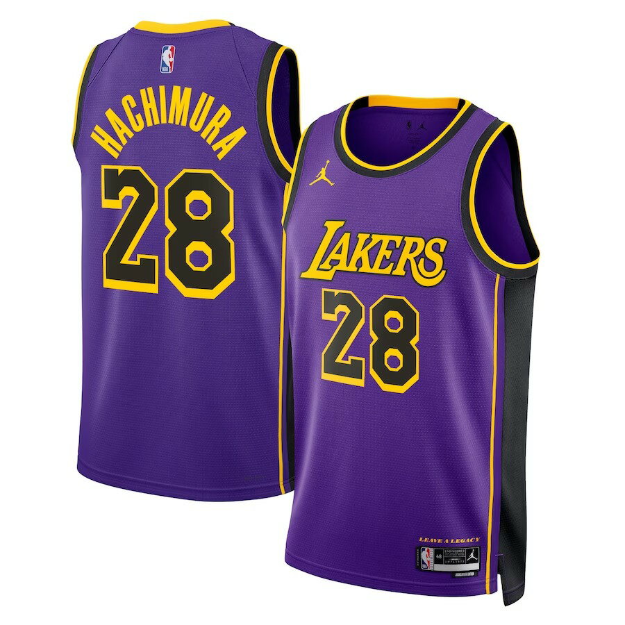 NBA 八村塁 レイカーズ ユニフォーム 2022/23 Swingman Jersey スウィングマン ステートメント ジョーダン ナイキ/Nike パープル