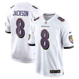 NFL ラマー・ジャクソン レイブンズ ユニフォーム Game Jersey ナイキ/Nike ホワイト 23nplf