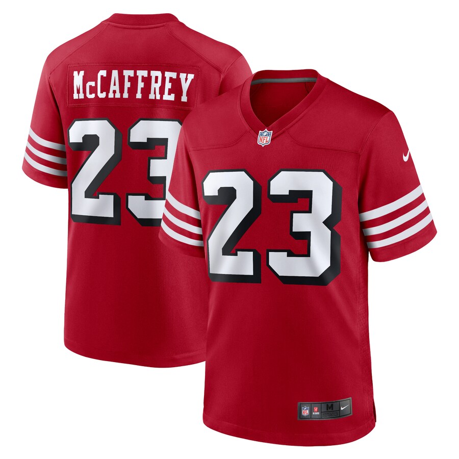 NFL クリスチャン・マカフリー 49ers ユニフォーム オルタネイト Game Player Jersey ナイキ/Nike スカーレット 23nplf