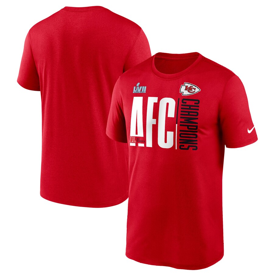 NFL チーフス Tシャツ 2022 AFC カンファレンス 優勝記念 Iconic T-Shirt ナイキ/Nike レッド