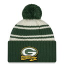 NFL パッカーズ ニットキャップ 2022 サイドライン Sideline Sport Cuffed Pom Knit Hat ニューエラ/New Era クリー…