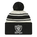 NFL C_[X jbgLbv 2022 TChC Sideline Sport Cuffed Pom Knit Hat j[G/New Era N[ ubN