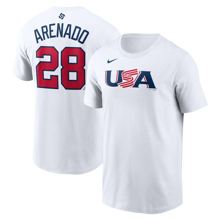 WBC m[EAih AJ\ USA TVc 2023 World Baseball Classic l[io[ T-Shirt iCL/Nike zCg