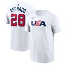 WBC ノーラン・アレナド アメリカ代表 USA Tシャツ 2023 World Baseball Classic ネーム&ナンバー T-Shirt ナイキ/N...