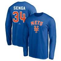 【取寄】MLB 千賀滉大 メッツ パーカー ネーム＆ナンバー Long Sleeve T-Shirt Fanatics ロイヤル - 
新天地メッツでは「34」を背負う千賀投手のグッズが取寄せ受付中です⚾
