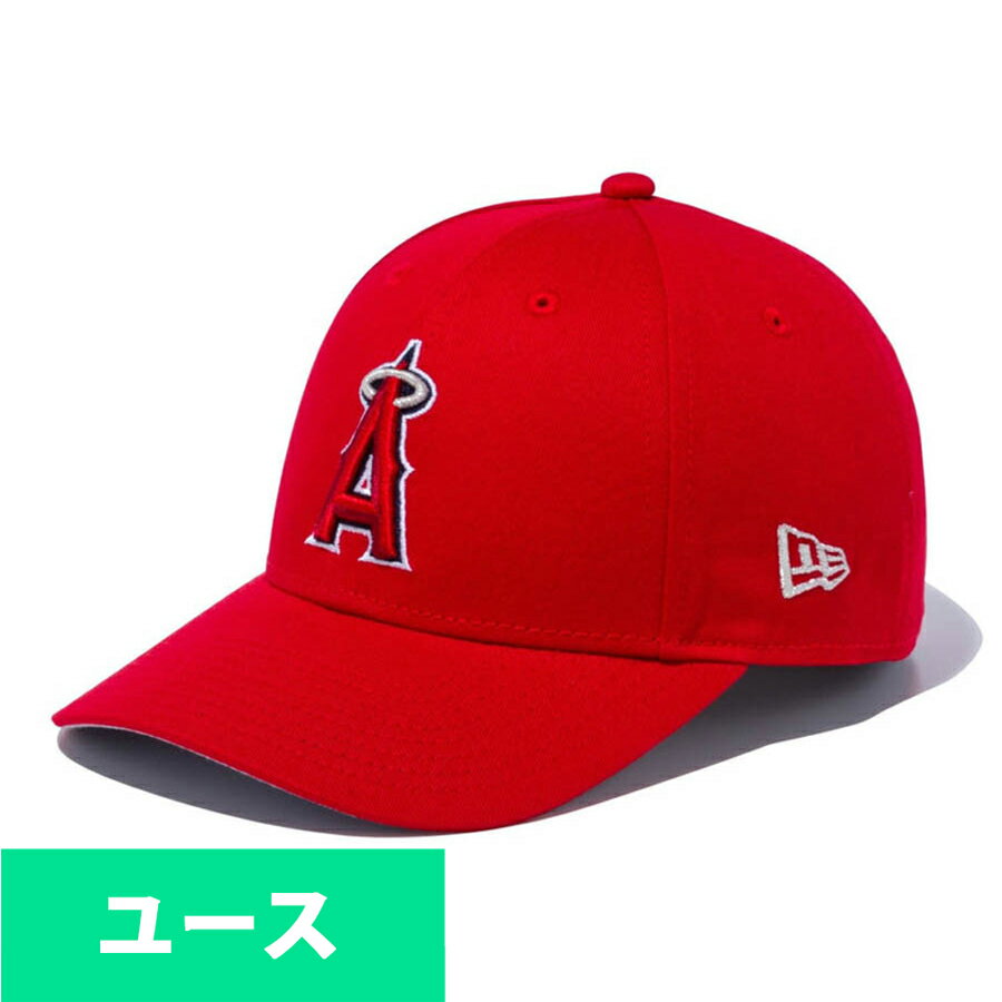 MLB エンゼルス キャップ YOUTH ユース 9FORTY Basic Cap 23wbsf ニューエラ/New Era スカーレット