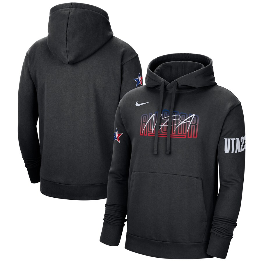 NBA パーカー NBAオールスター2023 All-Star Essential Versus Pullover Hoodie ナイキ/Nike ブラック