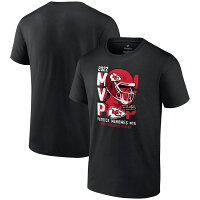 NFL パトリック・マホームズ チーフス Tシャツ 第57回 スーパーボウル 優勝記念 2022 NFL MVP T-Shirt Fanatics ブラック - 
第57回 スーパーボウル優勝記念 マホームズ選手のMVPTeeも登場！
