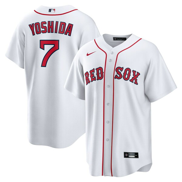 【ピックアップ】MLB 吉田正尚 レッドソックス ユニフォーム レプリカ Replica Player Jersey ナイキ/Nike ホワイト