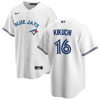 MLB 菊池雄星 ブルージェイズ ユニフォーム Replica Jersey ナイキ/Nike ホワイト (ホーム) - 
早くも4勝目！好調 菊池雄星選手の商品登場！
