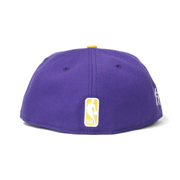 【ピックアップ】NBA レブロン・ジェイムス レイカーズ キャップ サイン刺繍入り OTC 2Tone 59FIFTY Fitted Hat ニューエラ/New Era パープル ゴールド