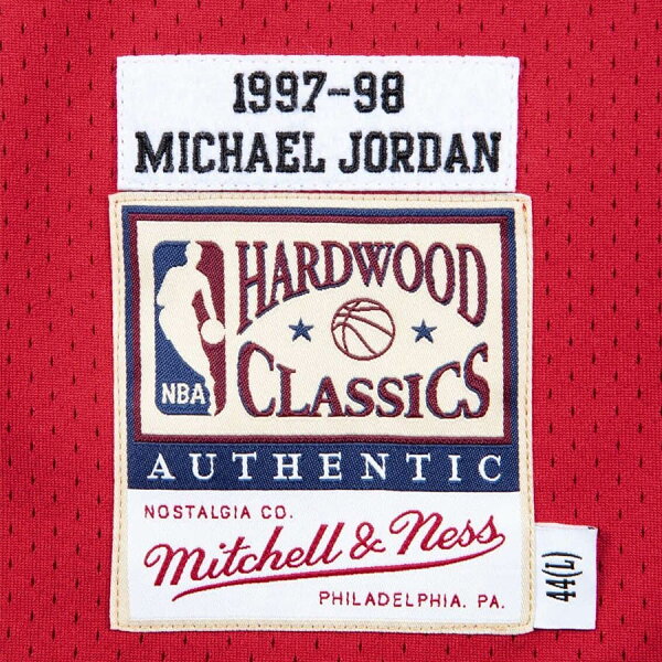 【ピックアップ】NBA マイケル・ジョーダン シカゴ・ブルズ ユニフォーム 1997 ファイナル パッチ Authentic ミッチェル＆ネス/Mitchell & Ness レッド