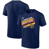 【取寄】NBA ナゲッツ Tシャツ 2023 ノースウェスト ディビジョン優勝 ロッカールーム T-Shirt Fanatics Branded ネイビー - 
デンバー・ナゲッツがカンファレンスファイナル1番乗り🔥念願のファイナル優勝へ❗❗
