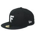 北海道日本ハムファイターズ グッズ キャップ 59FIFTY FIGHTERS ニューエラ/New Era ブラック ホワイト