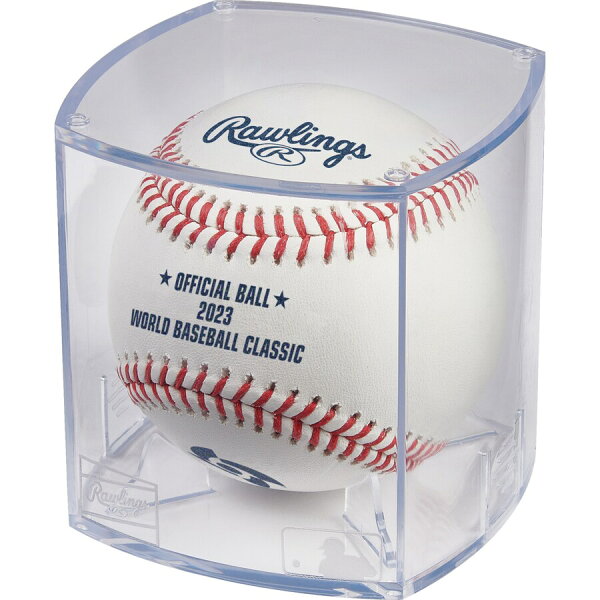 WBC 公式球 2023 World Baseball Classic Logo Baseball with Case Rawlings