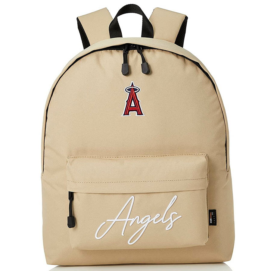 MLB エンゼルス バックパック バッグ リュック CURSIVE DAYPACK イーカム/E-come ベージュ