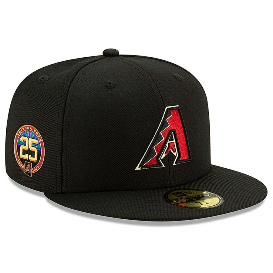 MLB ダイヤモンドバックス キャップ 25周年 59FIFTY Fitted Hat オーセンティック 選手着用 ニューエラ/New Era ゲーム
