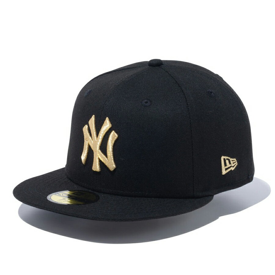 MLB ヤンキース キャップ 59Fifty Color Cap ニューエラ/New Era ブラック ゴールド