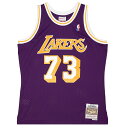 NBA デニス・ロッドマン レイカーズ ユニフォーム スウィングマン Jersey ミッチェル＆ネス/Mitchell & Ness パープル (1998-99 Road)