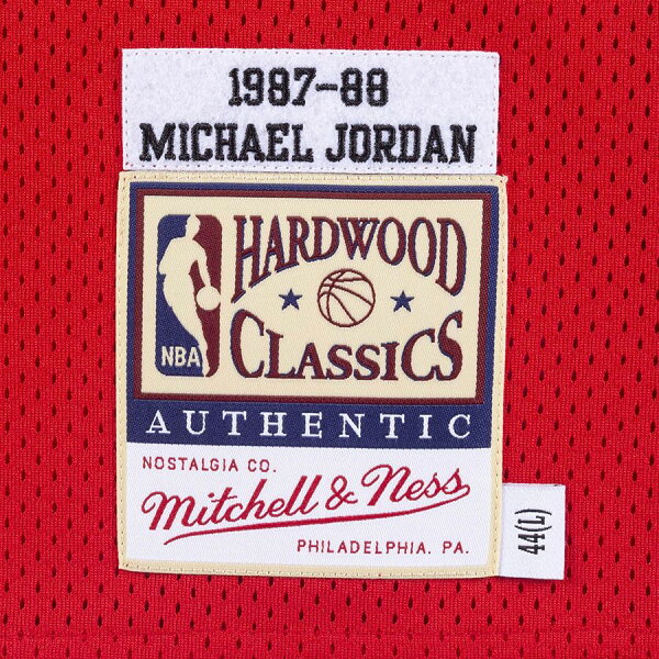 【ピックアップ】NBA マイケル・ジョーダン シカゴ・ブルズ ユニフォーム Authentic Jersey ミッチェル＆ネス/Mitchell & Ness レッド（1987-88）