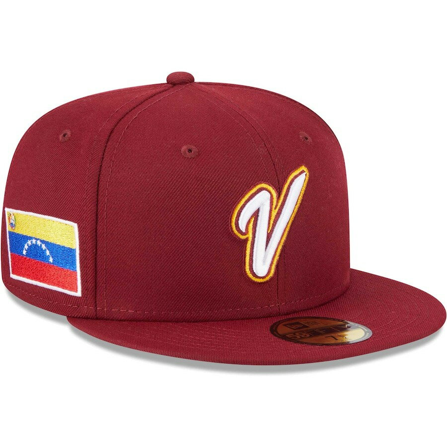 WBC ベネズエラ代表 キャップ 2023 World Baseball Classic 59FIFTY Cap ニューエラ/New Era バーガンディー