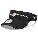 NFL セインツ サンバイザー トレーニングキャンプ2023 Adjustable Visor ニューエラ/New Era ブラック