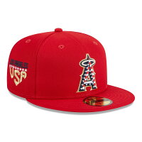 【取寄】MLB エンゼルス キャップ 2023 独立記念日 4th of July 59FIFTY Fitted ニューエラ/New Era レッド - 
アメリカ独立記念日モデル！MLB x ニューエラ ”4TH OF JULY