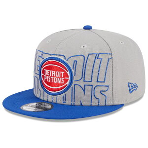 NBA ピストンズ キャップ NBAドラフト 2023 Draft 2トーン 9FIFTY Snapback Hat ニューエラ/New Era グレー ブルー